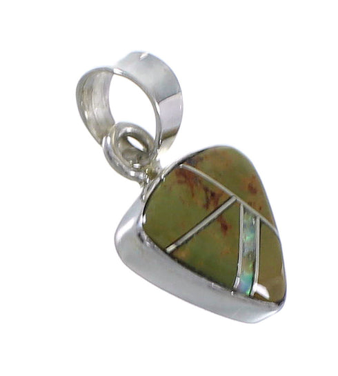 Turquoise Opal Genuine Sterling Silver Pendant YX75984